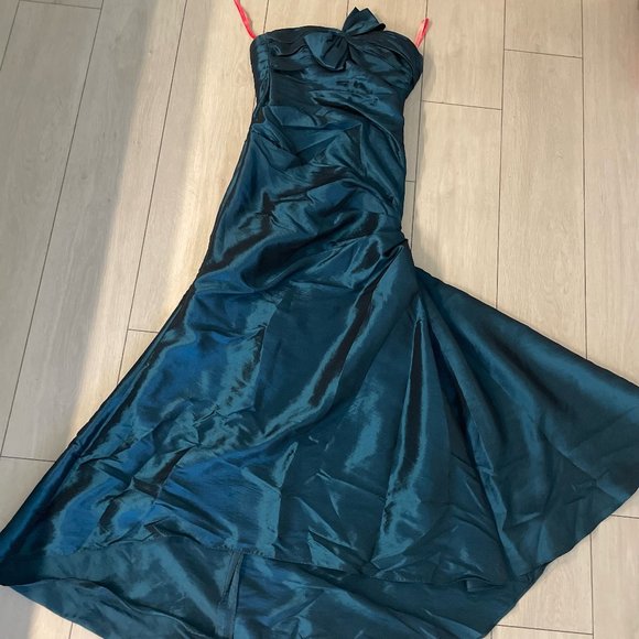 Aquamarine/Turquoise Prom Dress - Only Worn Once | Designed by Maggie Sottero - Picture 1 of 4
